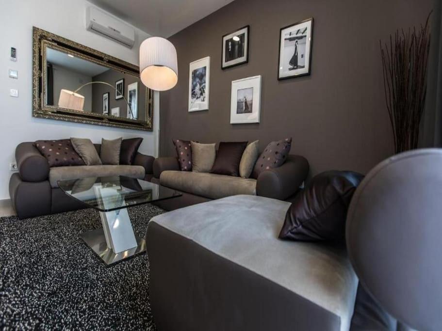Bleu Villa - Three Bedroom Villa With Balcony And City View 두브로브니크 외부 사진